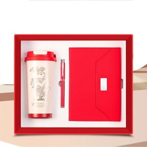 Custom Luxury Corporate <b>Notebook</b> Journal <b>Set</b> with Personalized Logo Pen Coffee Cup Promotional Umbrella-Father's Day Easter Gift - Product Image 3