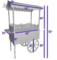 Carrito de Dulces de Madera Personalizado con Ruedas para Bodas, Exhibidores de Madera para Niños, Decoración de Fiestas, Barra de Dulces, Carritos de Dulces y Pasteles
