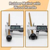 Top Selling 2 Pcs Glockenspiel Xylophone Mallets Percussion with Wood Handle 8 Inch Drum Sticks