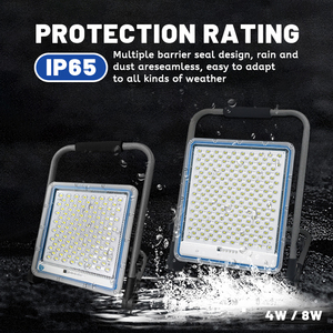 GCOTS Waterproof Multifunctional Portable LED <b>Flood</b> Lamp Rechargeable Work <b>Light</b> Camping Garden and Outdoor Use - Product Image 2