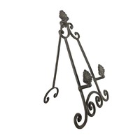 Chevalet de table décoratif pliable en fer forgé et fonte moderne, support d'affichage pour cadre photo, décoration de table de luxe pour la maison