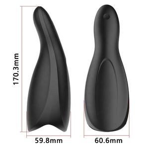 Masturbador masculino de <span class=keywords><strong>silicone</strong></span>, brinquedo sexual adulto para masturbação, copo oral grande, brinquedo de forma ajustável - Product Image 3