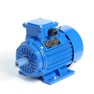 IE2 standard high efficiency double winding three-phase asynchronous electrical motor frame size 80 power 1.1kw