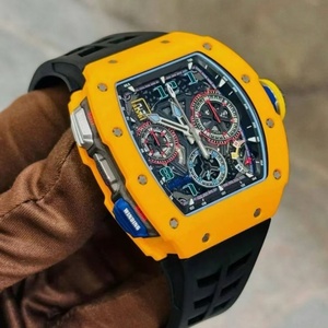 Montre pour homme RM65-01 en gros, style luxe motorsport avec boîtier en céramique, verre saphir et bracelet en caoutchouc - Product Image 2