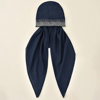 Turbans Prêt-à-Porter pour Femmes, Bonnets Musulmans à Strass, Foulard Élastique et Sous-Hijab