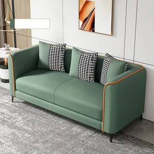 Nórdico pequeno sofá Sala simples tecnologia pano recepção sofá Aluguer apartamento quarto sofá