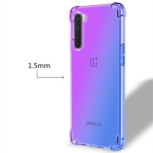 Funda transparente con gradiente para Oneplus Nord N100 N200, carcasa a prueba de golpes para <span class=keywords><strong>One</strong></span> <span class=keywords><strong>Plus</strong></span> 9 Pro 8 <span class=keywords><strong>7T</strong></span> 6T - Product Image 2