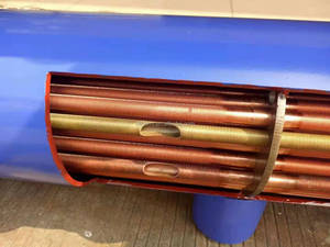 Intercambiador de Calor de Tubo y Carcasa de Acero Inoxidable de Alta Presión, Condensador Tubular Refrigerado por <span class=keywords><strong>Agua</strong></span>, 500 kg, 1 Año de Garantía - Product Image 2