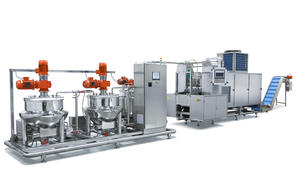 Nueva condición automática vegana vitamina gomitas línea de producción de dulces componentes PLC máquina para hacer gelatina con rodamiento de núcleo - Product Image 3