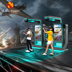 Desain Terbaru 2023 VR Multiplayer Game Arcade Video Game Virtual Reality Shooting Game Olahraga dengan Senjata