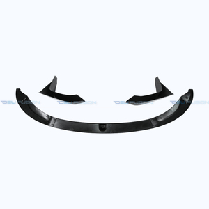 Para BMW M3 F80 M4 F82 2015-2020, estilo MP, alerón delantero de ABS con apariencia de carbono, divisor de parachoques con aletas Canard, 5 piezas - Product Image 4