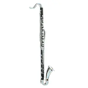 Instrumento de sopro garantia de comércio 28key tubo de prata banhado tom bb clarinete