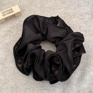 Bandeau pour cheveux double couche couleur café pour femme, 16 cm, pour usage quotidien et soirées de gala, collection automne/hiver - Product Image 5