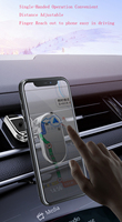 Support de téléphone magnétique puissant pour voiture, pliable, universel, en alliage de zinc, rotation à 360 degrés, support de navigation pour tableau de bord