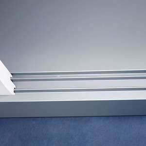 Armoire <span class=keywords><strong>coulissante</strong></span> moderne en acier métallique imprimé avec miroir, rangement <span class=keywords><strong>de</strong></span> chambre à coucher, <span class=keywords><strong>placard</strong></span>, grande capacité, pour la maison - Product Image 5