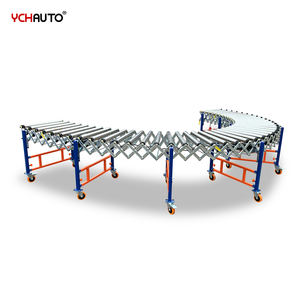 Metal İşleme Kutuları Esnek Rulolu Konveyör Sistemi Montaj Hattı Karton Kutu Transfer Lojistik Konveyörü CE belgeli - Product Image 3