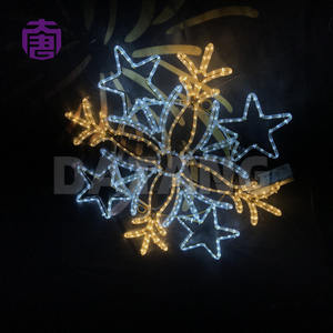 Top Sale Custom Outdoor Christmas <b>Led</b> 2d Motif Hanging Snowflake <b>Light</b> Ip65 Rated - Product Image 5