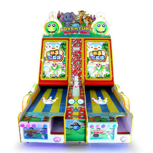 Máquina de juego de bolos de plástico duradero para niños, equipo de entretenimiento de Arcade que funciona con monedas - Product Image 2