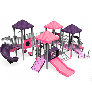 Ensemble <span class=keywords><strong>de</strong></span> toboggans pour enfants, équipement <span class=keywords><strong>de</strong></span> terrain <span class=keywords><strong>de</strong></span> <span class=keywords><strong>jeux</strong></span> en plastique, toboggans personnalisés pour enfants en plein air - Product Image 5