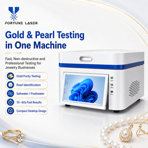 Machine de test de l'or 350Y pour bijouterie, analyseur de pureté en carats, outil d'identification des véritables perles - Product Image 1