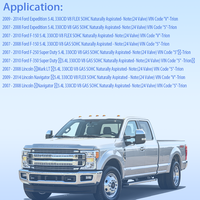 طقم حشية رأس الأسطوانة مناسب لسيارات فورد لينكولن 5.4 لتر V8 موديلات 2007-2014، رقم القطعة الأصلية HS26306PT2 26306PT، يشمل حشية رأس الأسطوانة متعددة الطبقات