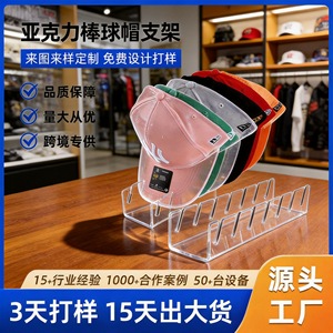 Soporte de acrílico Jingfeng para gorras de béisbol, expositor transparente para uso doméstico o en tiendas. - Product Image 5