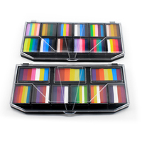 Peinture de corps avec lumière noire fluorescente pour Halloween, 12 lignes,