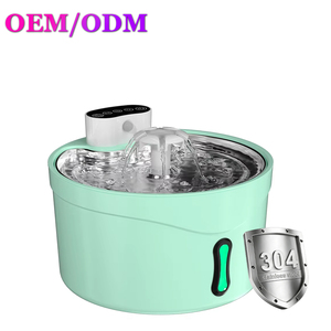 Dispensador <span class=keywords><strong>de</strong></span> Agua Automático para <span class=keywords><strong>Mascotas</strong></span>, Acero Inoxidable, Recargable, Capacidad <span class=keywords><strong>de</strong></span> 2.6L, Filtración <span class=keywords><strong>de</strong></span> 4 Capas, Apagado Automático, Previene la Quema en Seco - Product Image 1