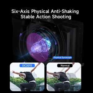 48mp Độ phân giải cao Mirrorless máy ảnh kỹ thuật số với 5K điện ảnh <span class=keywords><strong>Video</strong></span> Tự động lấy nét DSLR phong cách ống kính phía trước Retro xây dựng đèn flash - Product Image 3