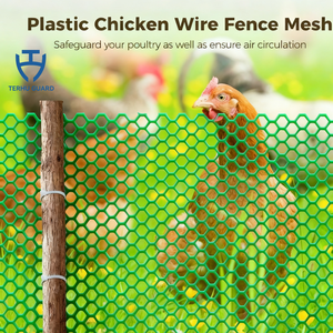 Cuộn lưới nhựa chắn gia cầm 15.7INx10FT, lưới chắn ban công, chuồng gà, chó con, vườn, hàng rào chắn, lưới nhựa chắn gà - Product Image 5