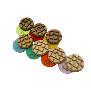 Kundenspezifische OEM-Unterstützung: 80mm 3-Zoll Diamant-Harz-Polierpads Schleifscheiben für Beton, Marmor, Stein und Granit – für einen wunderschönen Glanz - Product Image 2