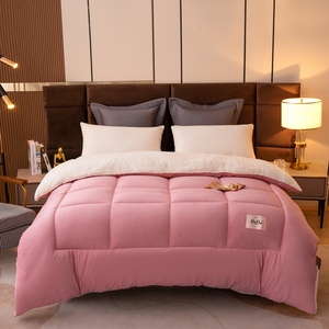 New Style Soft Luxury Winter <strong>Quilt</strong> 100% Polyester Fleece <strong>Bedding</strong> with Washable Breathable Design - Product Image 3