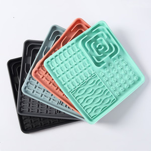 Tapis de léchage pour animaux de compagnie, pour beurre, yaourt, cacahuètes, aliments congelés, bol distributeur lent pour chien, tapis d'alimentation pour grands chiots - Product Image 1
