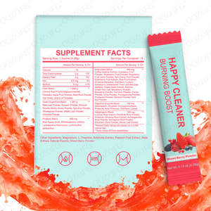 OEM vendita calda bruciante Boost frutta e verdura estratto misto di frutti di bosco in polvere sapore felice detergente integratore sanitario per adulti - Product Image 2