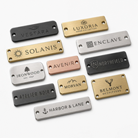 Plaque métallique personnalisée en émail époxy pour vêtements, chaussures, sacs à main, parfums – Étiquette métallique sur mesure en petite série – Fournisseur d'usine de qualité supérieure