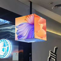 Display LED a Cubo di Rubik a 5 Lati P3.91 Impermeabile per Esterni Commerciali, Schermo Video 3D 5000cd/mq per Pubblicità/Segnaletica Parchi