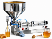 La machine de remplissage semi-automatique est adaptée à la production efficace de beurre de cacahuète, de sauce chili et de confiture
