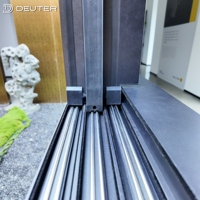 Ventanas Panorámicas Corredizas de Aluminio de Alto Rendimiento, Diseño Delgado, Triple Sellado, Resistentes al Viento, para Proyectos Residenciales de Gran Altura