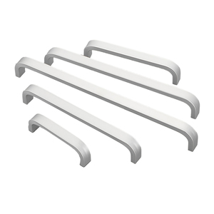 Factory Custom Aluminum Alloy Modern Simple Bathroom Kitchen Cabinet Edge Banding Hidden Drawer <strong>Door</strong> Handles - Product Image 3