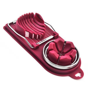 Coupeur et brouilleur d'œufs manuel en acier inoxydable portable 2 en 1 Outils à œufs de fantaisie pour la cuisine à domicile en stock - Product Image 4