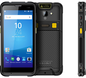 체인웨이 C66 UHF RFID 리더 지브라 SE4710 바코드 스캐너 지문 옵션으로 내장 된 견고한 스마트 폰 모바일 컴퓨터 - Product Image 2