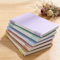 Carnet d'étudiant à 10 trous, feuilles mobiles, couverture en PP ergonomique, imprimée et personnalisable, lignes horizontales amovibles, coloré