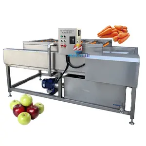 Mesin Cuci buah jenis penyikat sayur baja tahan karat untuk mencuci peralatan wortel