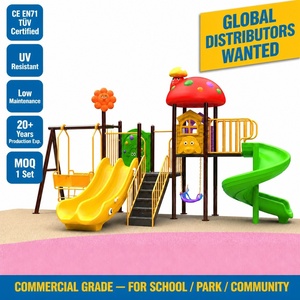 SageDelightRides Ensemble <span class=keywords><strong>de</strong></span> jeux <span class=keywords><strong>de</strong></span> loisirs OEM pour enfants, toboggan aquatique, balançoire et tunnel, en LLDPE rotomoulé et tubes en acier, pour parcs municipaux, vente en gros - Product Image 1