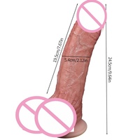 Dildo vibrant OEM personnalisé en silicone liquide souple, grande puissance de vibration, ventouse étanche, rechargeable, pour le plaisir en chambre, machine sexuelle