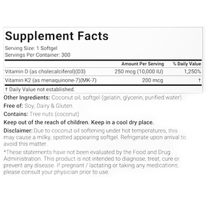 Fabricant de compléments alimentaires OEM ODM : Vitamines D3 et K2, compléments de vitamine D3, marque privée, 100 % pleine puissance, conforme aux déclarations du label - Product Image 3