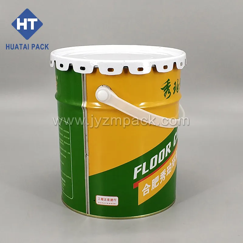 Venta al por mayor de latas de pintura de todos los tamaños con mango de metal o mango de plástico