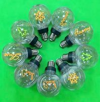 Bombilla LED de Filamento Edison ST64 Vintage, Base de Rosca E26 E27, Diseño de Filamento Personalizado, Bombilla Decorativa, Compatible con Patrones Navideños