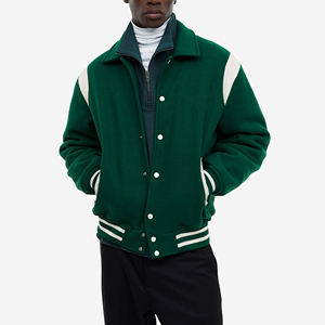 เสื้อแจ็คเก็ตวาร์ซิตี้ผู้ชายแบบสั่งทำปี 2025 แขนยาว คอตั้ง ผ้าแคนวาสคุณภาพสูง ปะติดด้านหน้า กันลม ระบายอากาศได้ดี เหมาะสำหรับใส่ในฤดูหนาว - Product Image 1