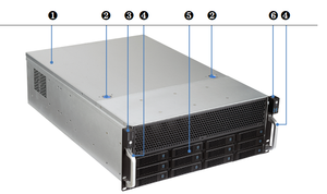 Oem ODM 4u-hs7012 công nghiệp PC trường hợp trao đổi nóng đa-đĩa cứng ATX Bo mạch chủ thiết bị công nghiệp máy chủ giá máy chủ trường hợp - Product Image 4